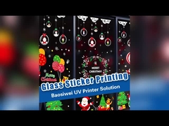 Christmas-Themed Glass Decals Printing Solution