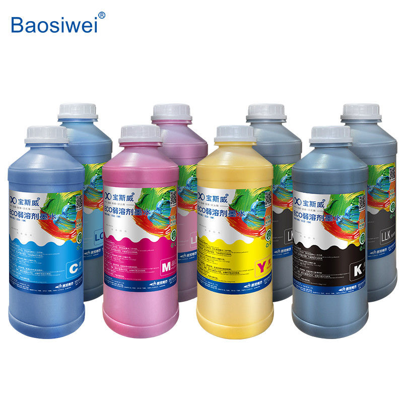 Baosiwei Eco Solvent Ink Suitable For Various Print Heads / 8 Color