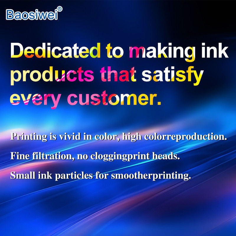 Baosiwei Eco Solvent Ink Suitable For Various Print Heads / 8 Color